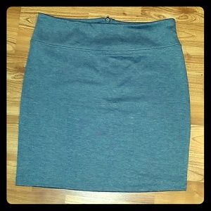 Grey bodycon skirt